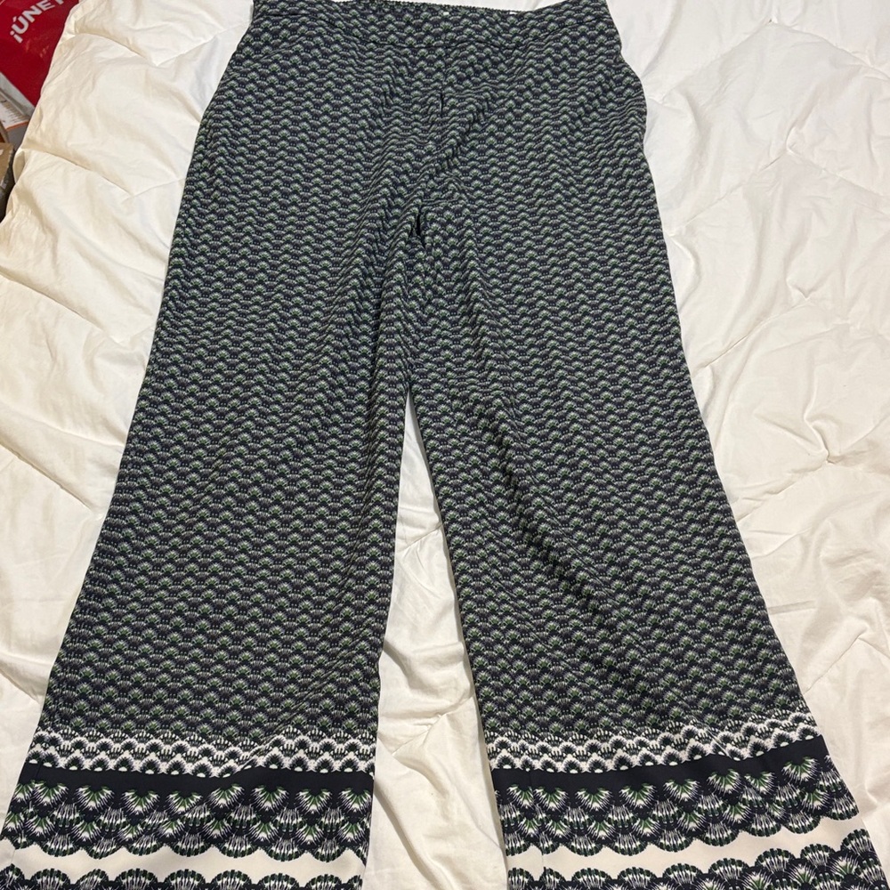 H&M Black and White Wide Leg Pants